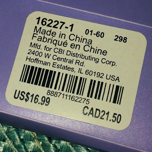 Faux crystal necklace & dangle rose gold fringe earrings set - Picture 7 of 8